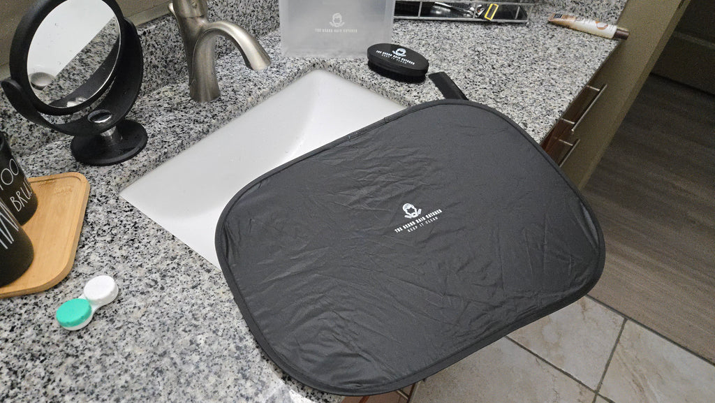 Beard Hair Catcher – Bathroom Sink Cover