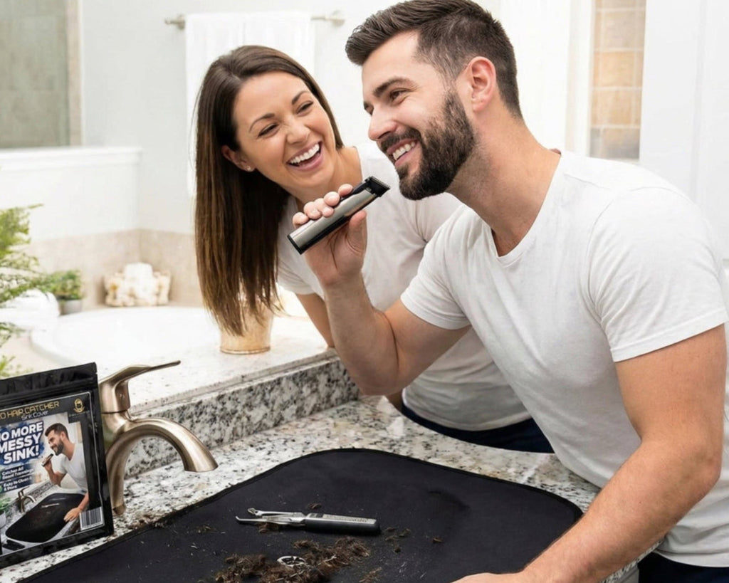 Beard Hair catcher /Bathroom Sink Cover